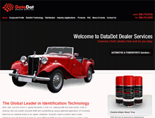 Tablet Screenshot of datadotdealerservices.com